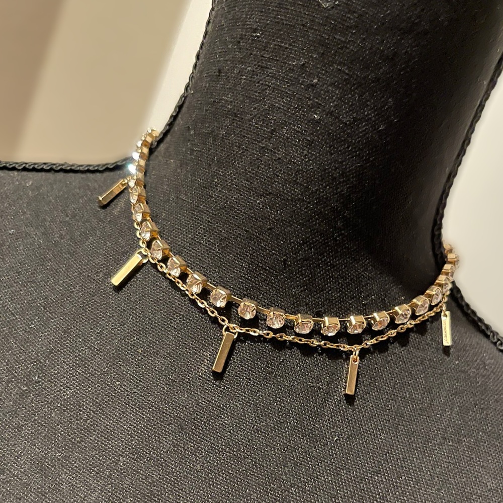 Steve Madden Gold Choker Necklace